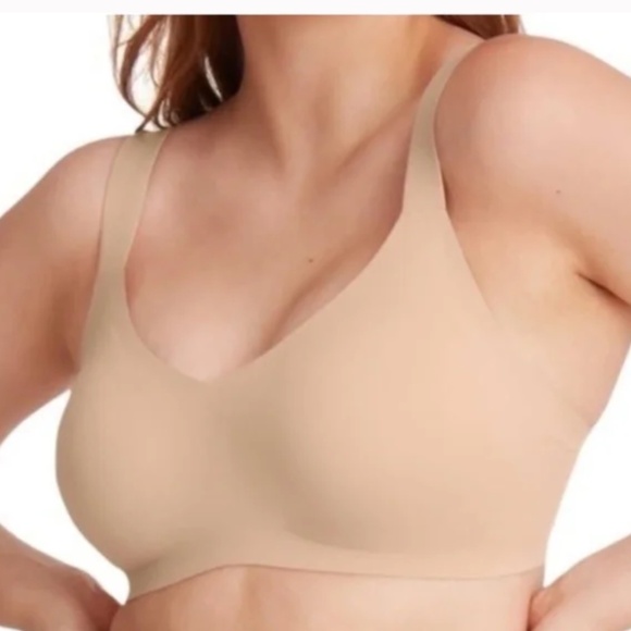 Knix V-neck Evolution Bra Size 5 Warm Sand - Picture 1 of 7